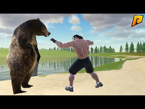 Видео: ЦАРЬ ЗВЕРЕЙ! МЕДВЕДЬ НАПАЛ НА ЧЕЛОВЕКА | CRMP