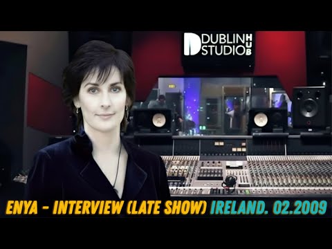 Видео: Enya - Interview \ translated. Перевод интервью Энии с Late Show. Ireland. 02.2009