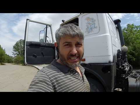 Видео: Небольшой обзор МАЗа и устранение шипения крана прицепа тел. 89054934540