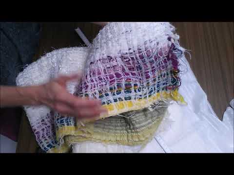 Видео: Новый проект. Арт текстиль. Crazy wool.