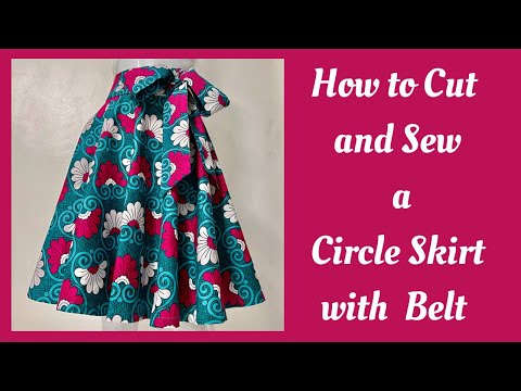 Видео: КАК КРОЙТЕ И СШИВАЙТЕ ЮБКУ-КЛАССИКУ С ПОЯСОМ