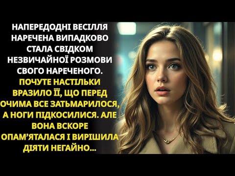 Видео: Наречена почула секрет нареченого і миттєво вирішила діяти…