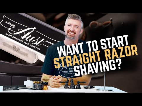 Видео: Вы можете научиться бриться опасной бритвой: бритье без раздражения с любимым мылом Джорджа Вашин...