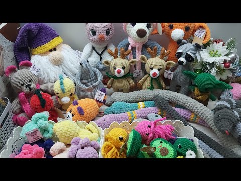 Видео: Все мои игрушки в наличии Амигуруми крючком Игрушки крючком