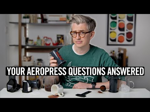 Видео: Ещё больше Aeropress: Повторное использование фильтров? Конкурсные сорта кофе? Кофе на двоих? Отв...