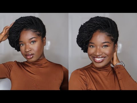 Видео: Быстрая и простая укладка Loc Updo | Стили для осенне-зимнего сезона! | #KUWC