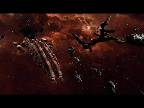 Видео: Eve Online, фитим Machariel в броню и шилд.