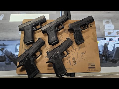 Видео: Сравнение Staccato HD 3.6, Staccato CS, G43, G19, Sig 365
