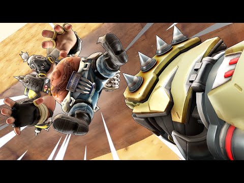 Видео: СТОЛКНУЛИ ТУРБОСВИНА В ПРОПАСТЬ!!! МАНЬЯК В OVERWATCH!!!