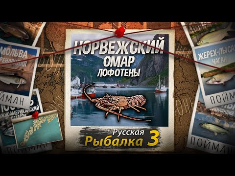 Видео: "Мутант" Омар Норвежский. Лофотенские Острова. Русская Рыбалка 3.