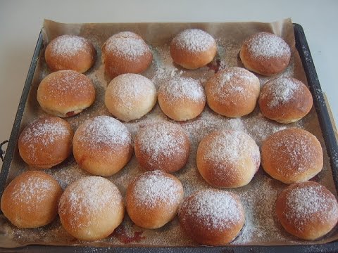 Видео: Берлинеры из духовки