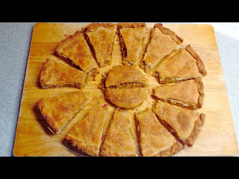 Видео: Прасопататопита / Постная пита с картошкой и луком порей / Греческая кухня / Просто и вкусно 😋