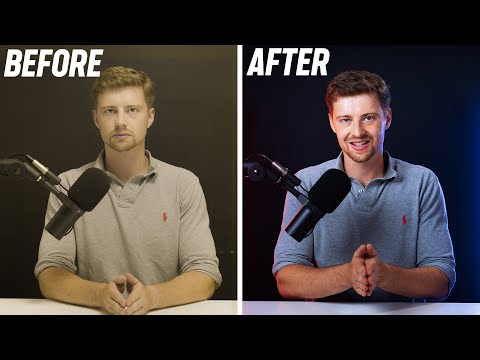 Видео: Простая настройка кинематографического освещения для видео на YouTube