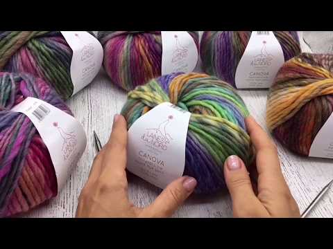 Видео: Пряжа для шапки Canova Laines du Nord - обзор пряжи