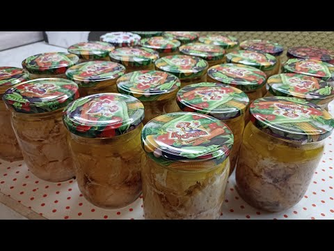 Видео: Тушонка з бройлера! Тушонка в автоклаві з бройлера! Робимо смачну тушонку!