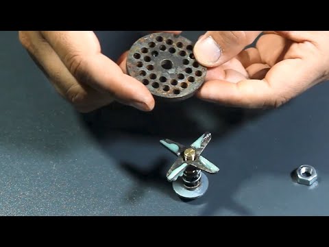 Видео: Теперь заточить нож мясорубки сможет каждый.
