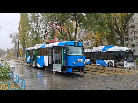 Видео: 🔥ОСВЕЖЕННЫЙ. Трамвай МТТА-2 КВР 2025. Б/н: 5883