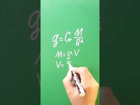 Видео: Сила тяжести внутри и вне планеты.
