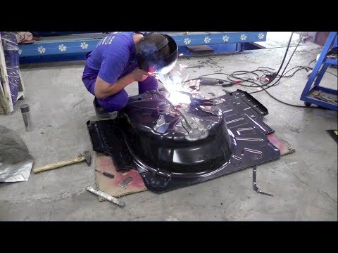 Видео: Accent. Приварка корыта.