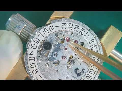 Видео: Citizen 7470 Збірка / сервіс годинника. Citizen 7470 watch service.
