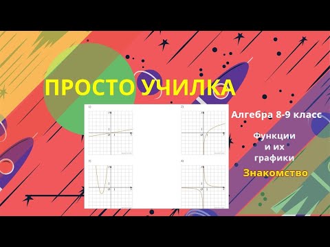 Видео: Функции и их графики. 8-9 классы. Алгебра