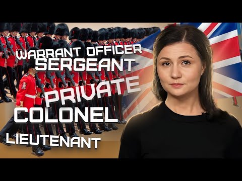 Видео: Військові звання англійською. British Army Ranks. Урок 7