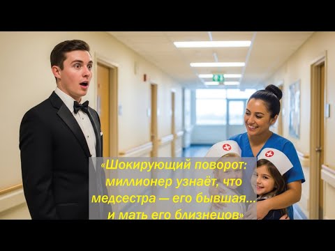 Видео: «Шокирующий поворот: миллионер узнаёт, что медсестра — его бывшая… и мать его близнецов»