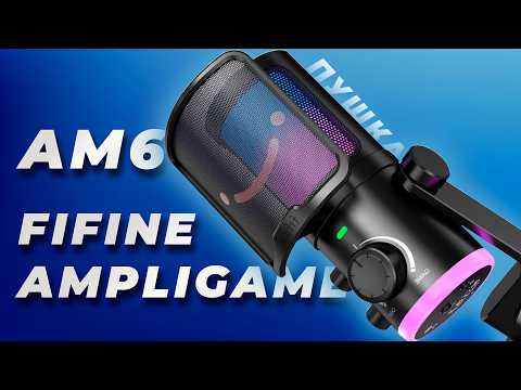 Видео: Fifine Ampligame AM6 – бюджетный топ или провал? Проверяем! Сравнение с Fifine AM8