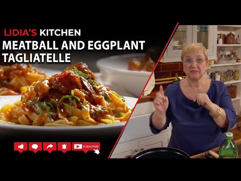 Видео: Тальятелле с баклажанами и фрикадельками