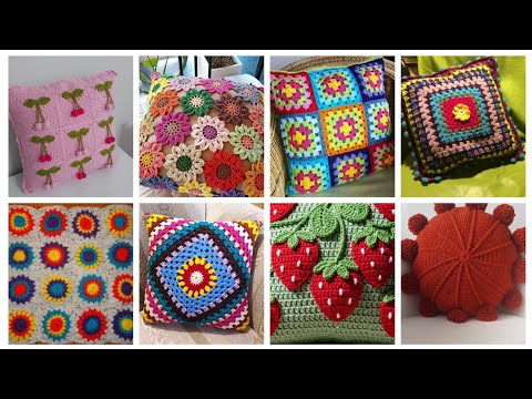 Видео: Красивые и стильные дизайны подушек для вязания крючком #уникальные новые идеи для чехлов подушек