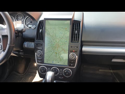 Видео: Land Rover Freelander 2 магнитола в стиле Тесла