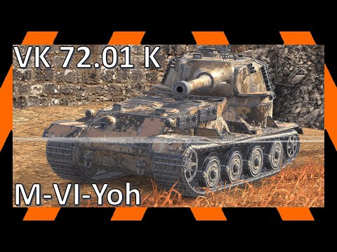 Видео: M-VI-Yoh, VK 72.01 K | Реплеи | WoT Blitz | Tanks Blitz