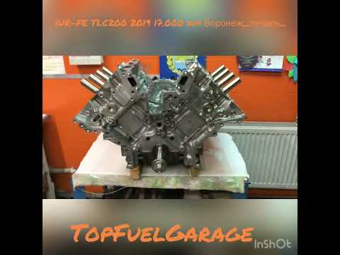 Видео: 1UR-FE TLC200 2019 17.000 km /процесс сборки двигателя/ p.2