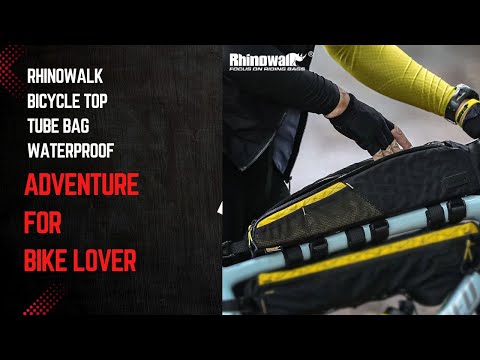 Видео: Обзор водонепроницаемой сумки на верхнюю трубу велосипеда Rhinowalk