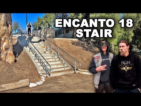 Видео: Катаемся по лестнице Encanto 18!? При участии Томми Сэндовала и Эда Даффа — Spot History, эпизод 15