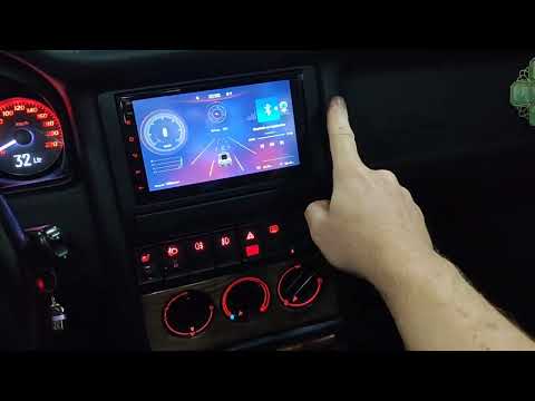 Видео: Кнопка БК для управления магнитолой 2DIN Audi80 