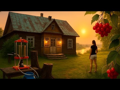 Видео: Вот и пришла осень, яблочный сок и потолок #хочувдеревню #хутор
