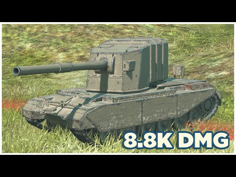 Видео: FV4005 • 8.8К УРОНА • 5 ФРАГОВ • WoT Blitz