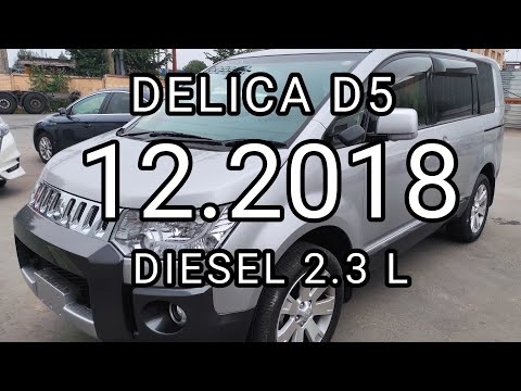 Видео: Mitsubishi Delica D5 2018 дизель 2.3л/Отзыв клиента/Обзор при получении из транспортной компании.