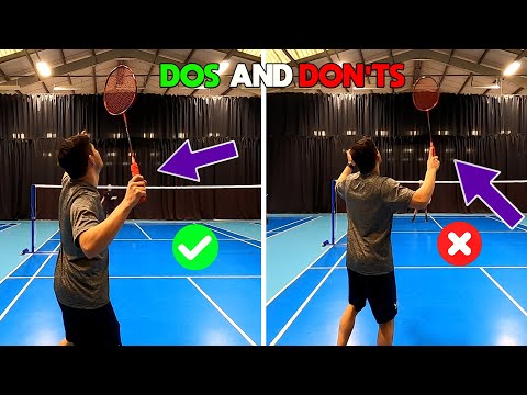 Видео: Распространенные ошибки новичков в бадминтоне: что делать и чего не делать