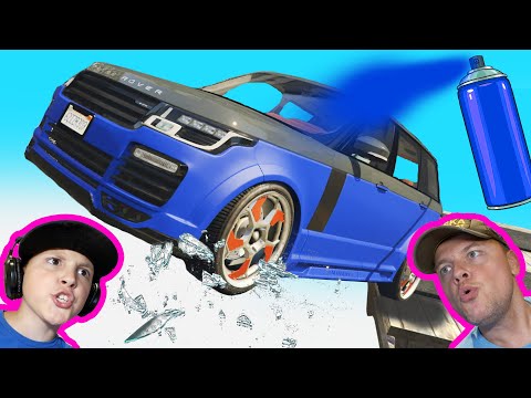 Видео: Падение с МОСТА на Range ROVER в GTA5 Сколько Проживет ТАЧКА в ГТА5