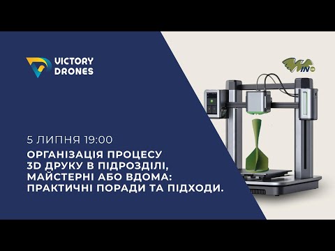 Видео: Організація процесу 3D друку в підрозділі, майстерні або вдома: практичні поради та підходи.