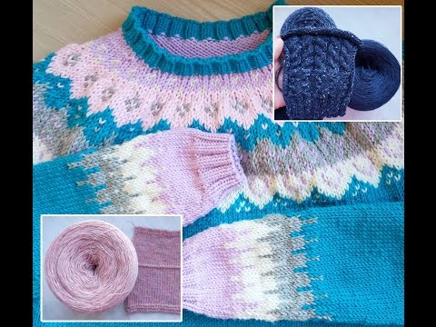 Видео: Про свитер-лопапейса из Drops Merino Extra Fine и про шапки )