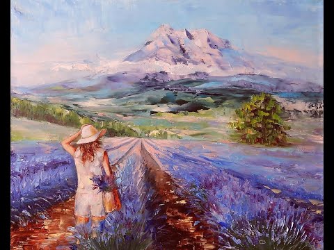 Видео: Как рисовать Лаванду. Получите 50 уроков в описании ролика.