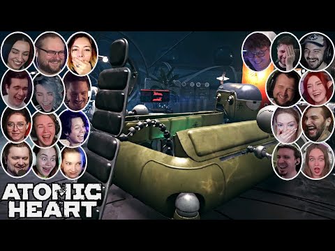 Видео: Реакции Летсплейщиков на Элеонору и Самоделкина в Atomic Heart: Чары Морских Глубин