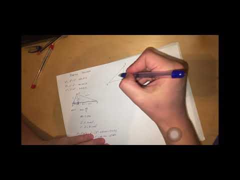 Видео: Үшбұрыштарды шешу.  Косинустар теоремасы