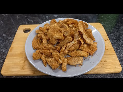 Видео: Хрустики чичаррон из куриных шкурок// куриные чипсы