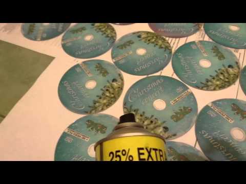 Видео: Как покрыть лаком диски dvd после печати на диск?