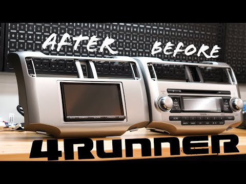 Видео: Установка комплекта Sony Plug & Play для Toyota 4Runner | Toyota 4Runner 2010–2019 гг. | Apple Ca...