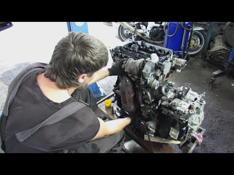 Видео: Как разобрать двигатель. Разбираем EP6 150 л.с. Часть 2.